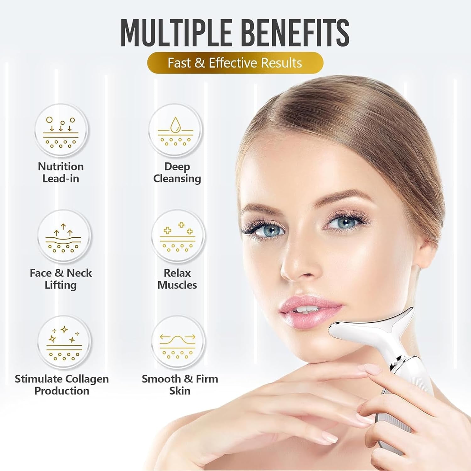 3-in-1 Face & Neck Massager