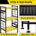 6-Tier Garden Tool Organizer Rack