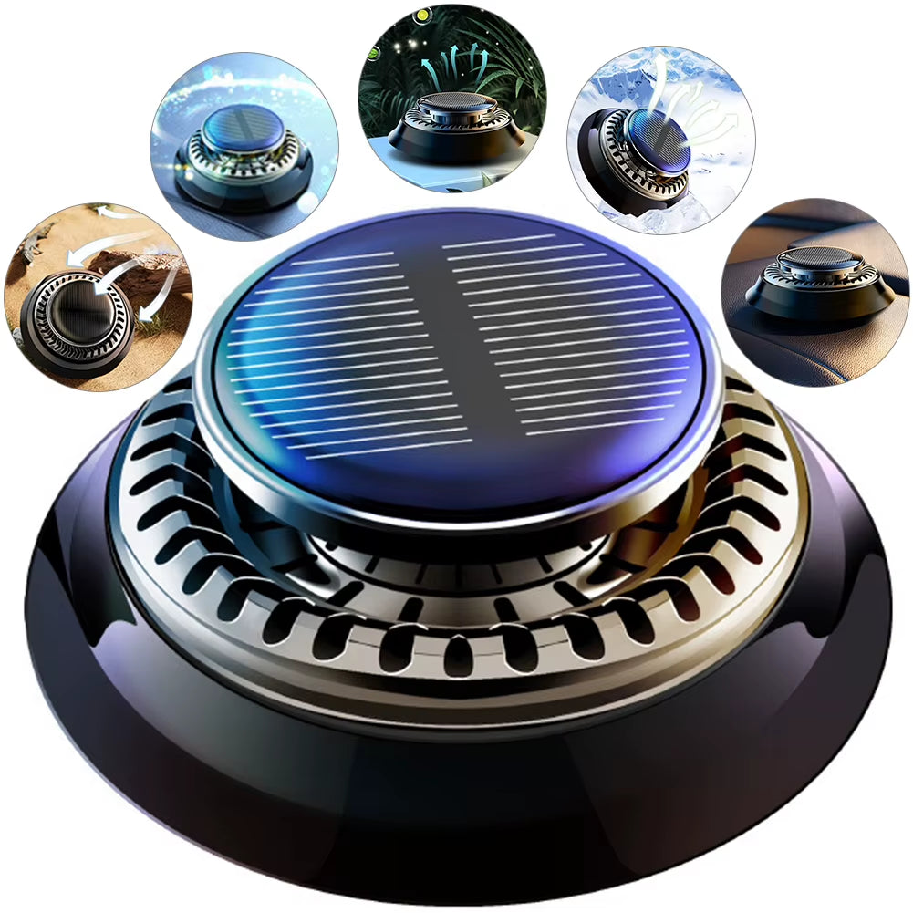 Solar Rotating Car Perfume Diffuser