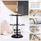 Rotating Jewelry Storage Rack