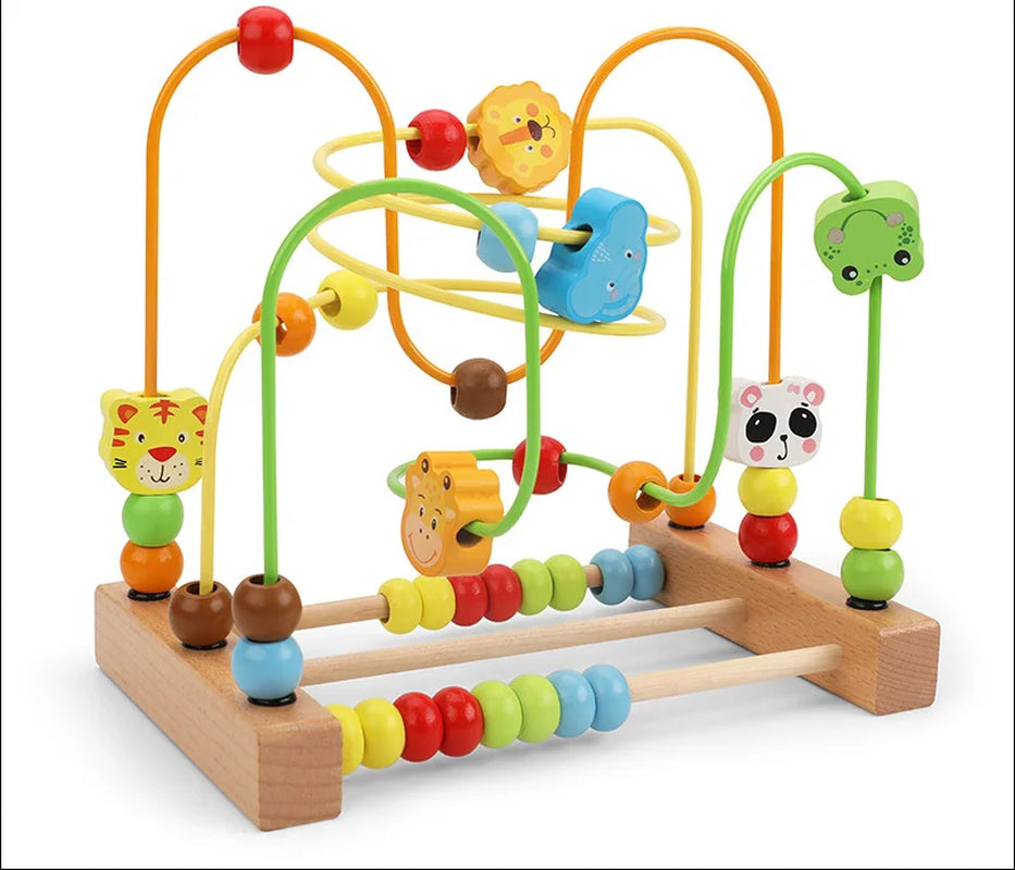 Wooden Bead Maze Learning Toy