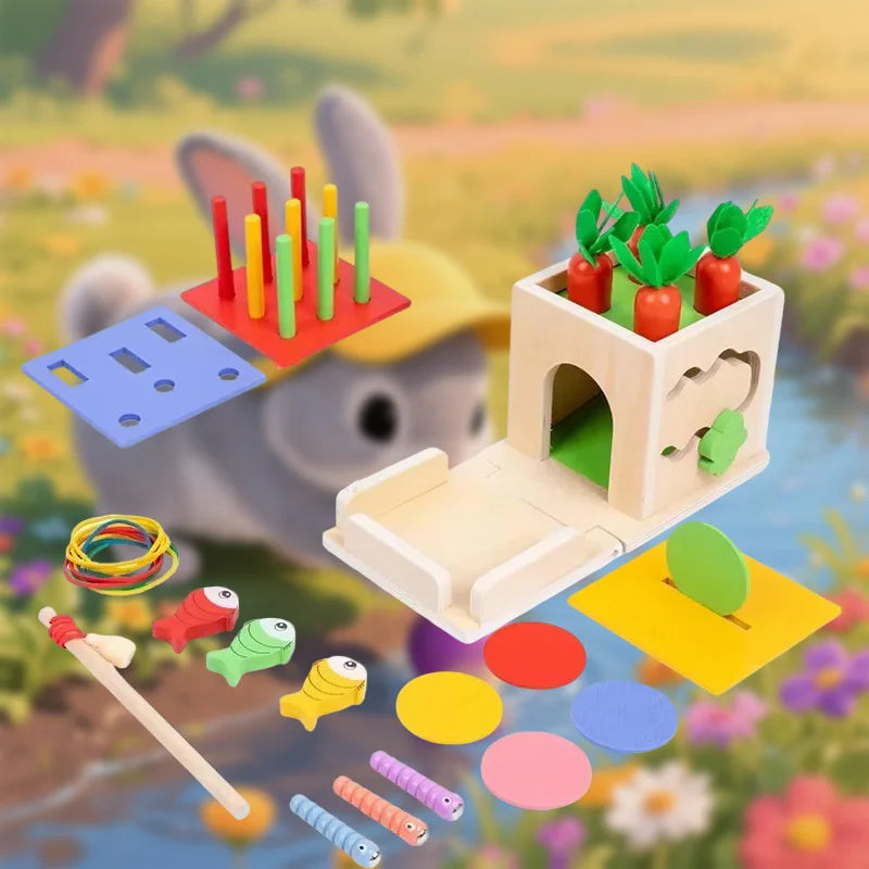Wooden Shape Sorting Learning Toy