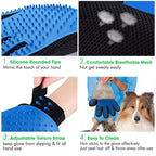 Silicone Pet Bath Grooming Glove