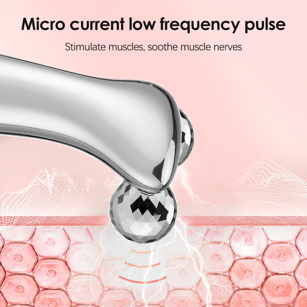 Microcurrent Facial Roller Massager