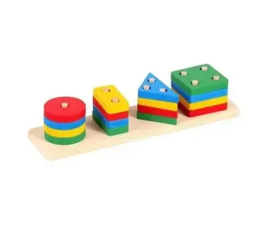 Wooden Shape Sorting Learning Toy