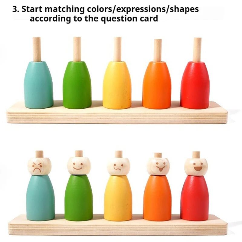 Wooden Color Sorting Learning Toy
