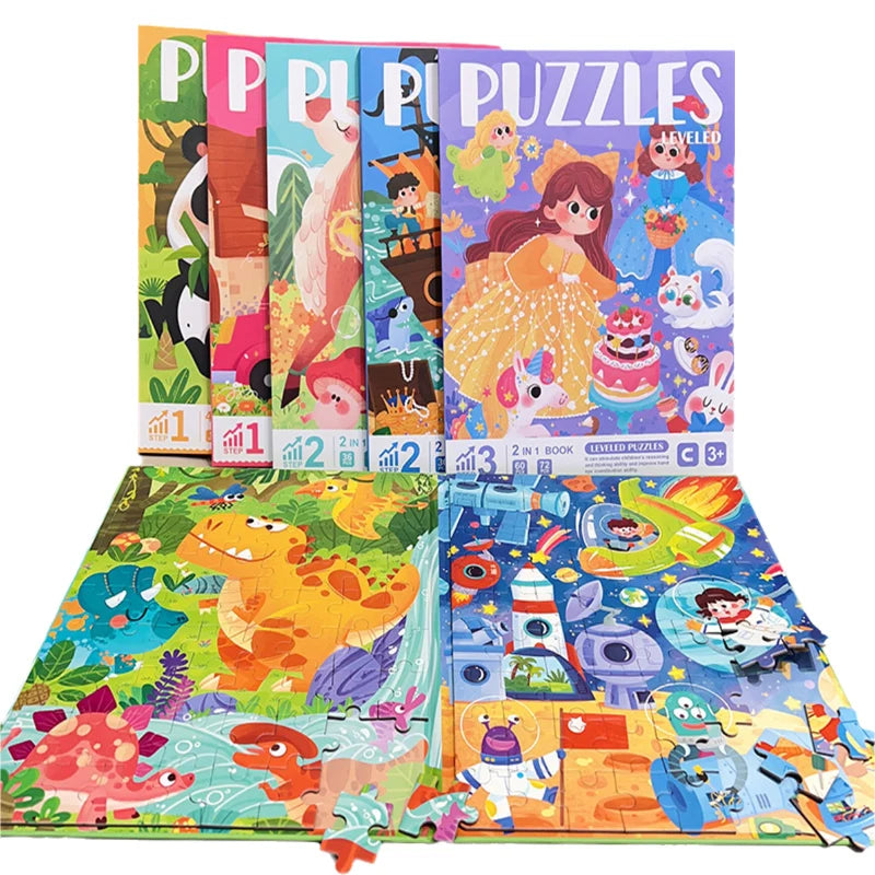 Magnetic Wooden Puzzle Book