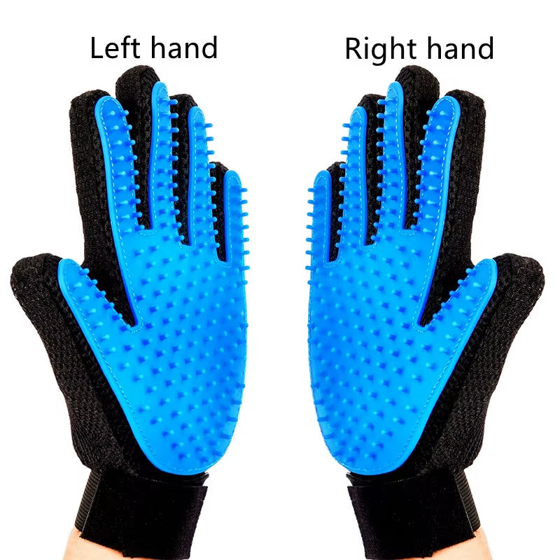 Silicone Pet Bath Grooming Glove