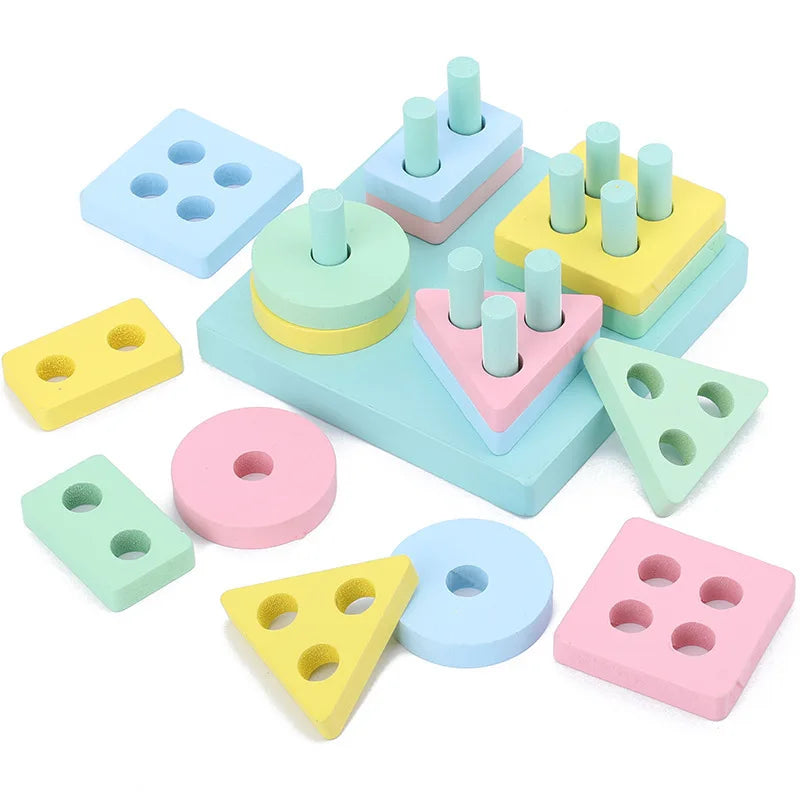 Wooden Shape Sorting Learning Toy