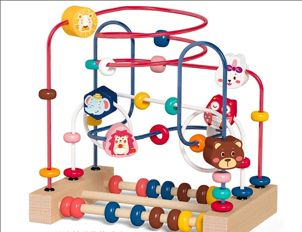 Wooden Bead Maze Learning Toy