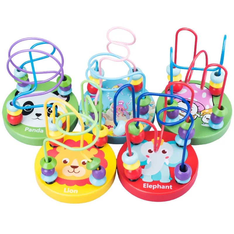 Wooden Bead Maze Learning Toy