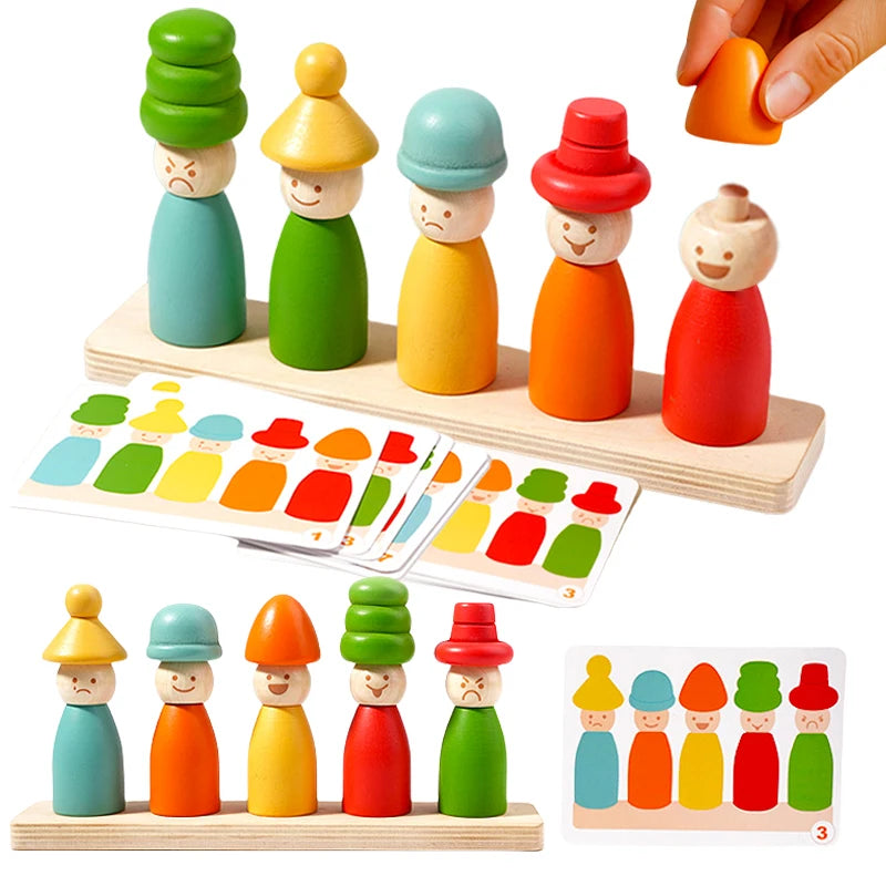 Wooden Color Sorting Learning Toy