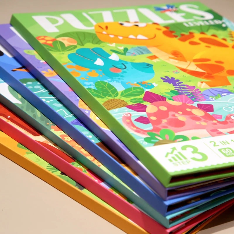 Magnetic Wooden Puzzle Book