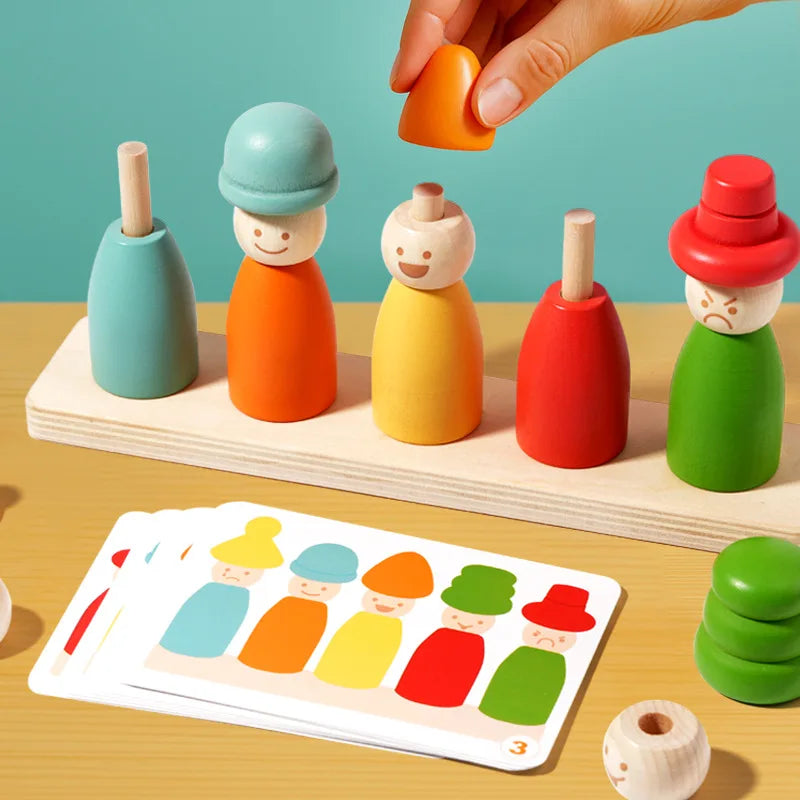 Wooden Color Sorting Learning Toy