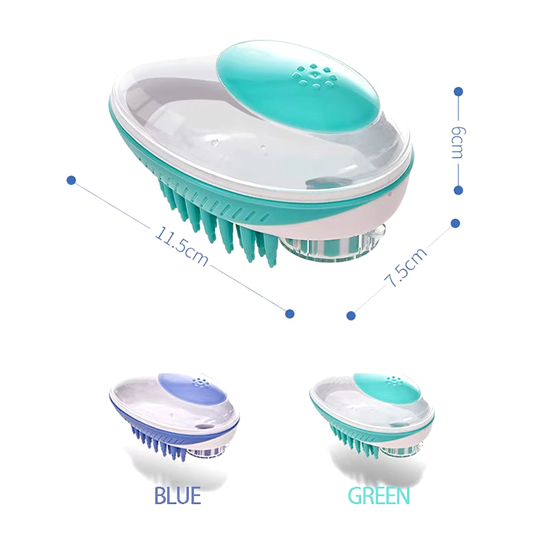 2-in-1 Pet Bath & Massage Brush