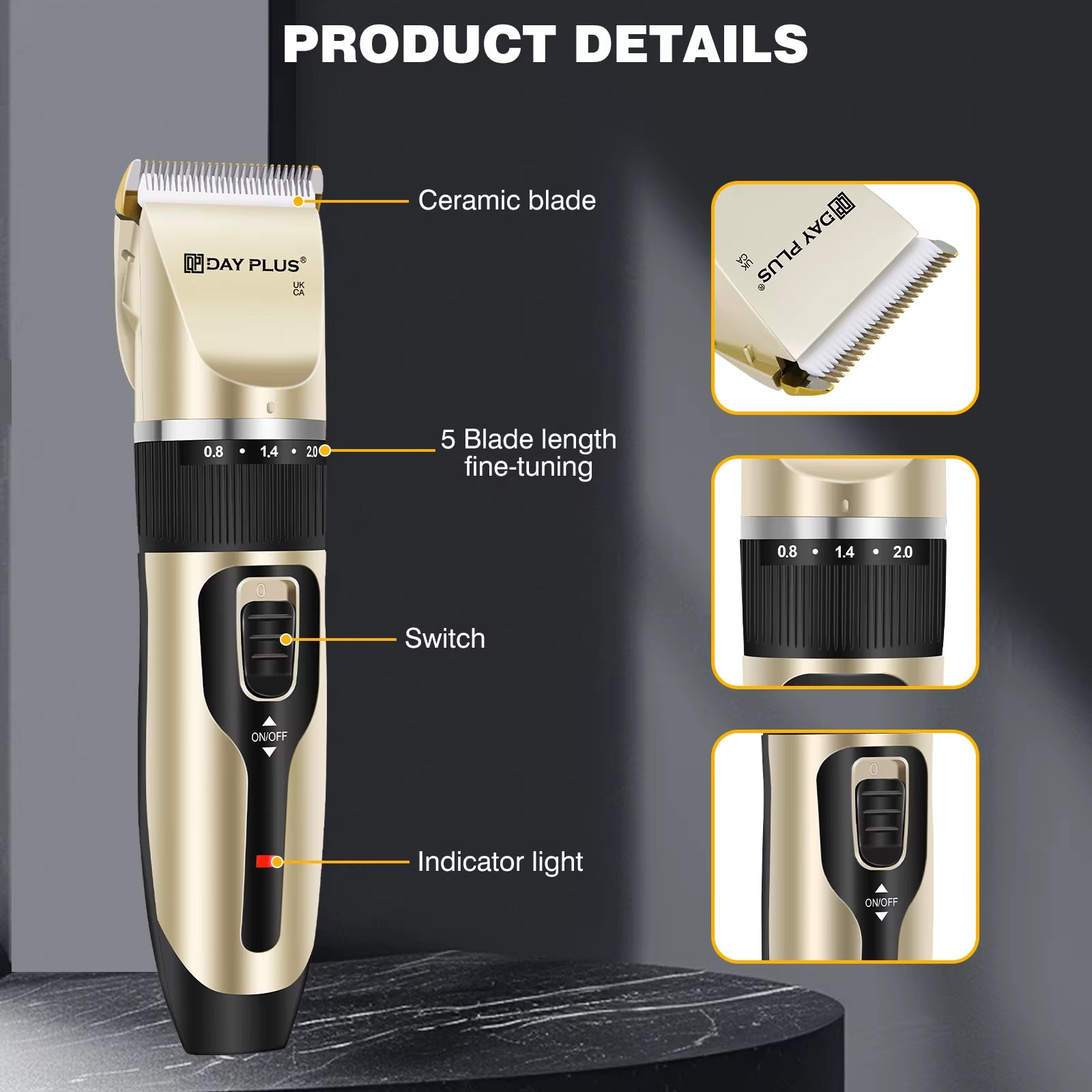 Electric Pet Hair Trimmer Clippers