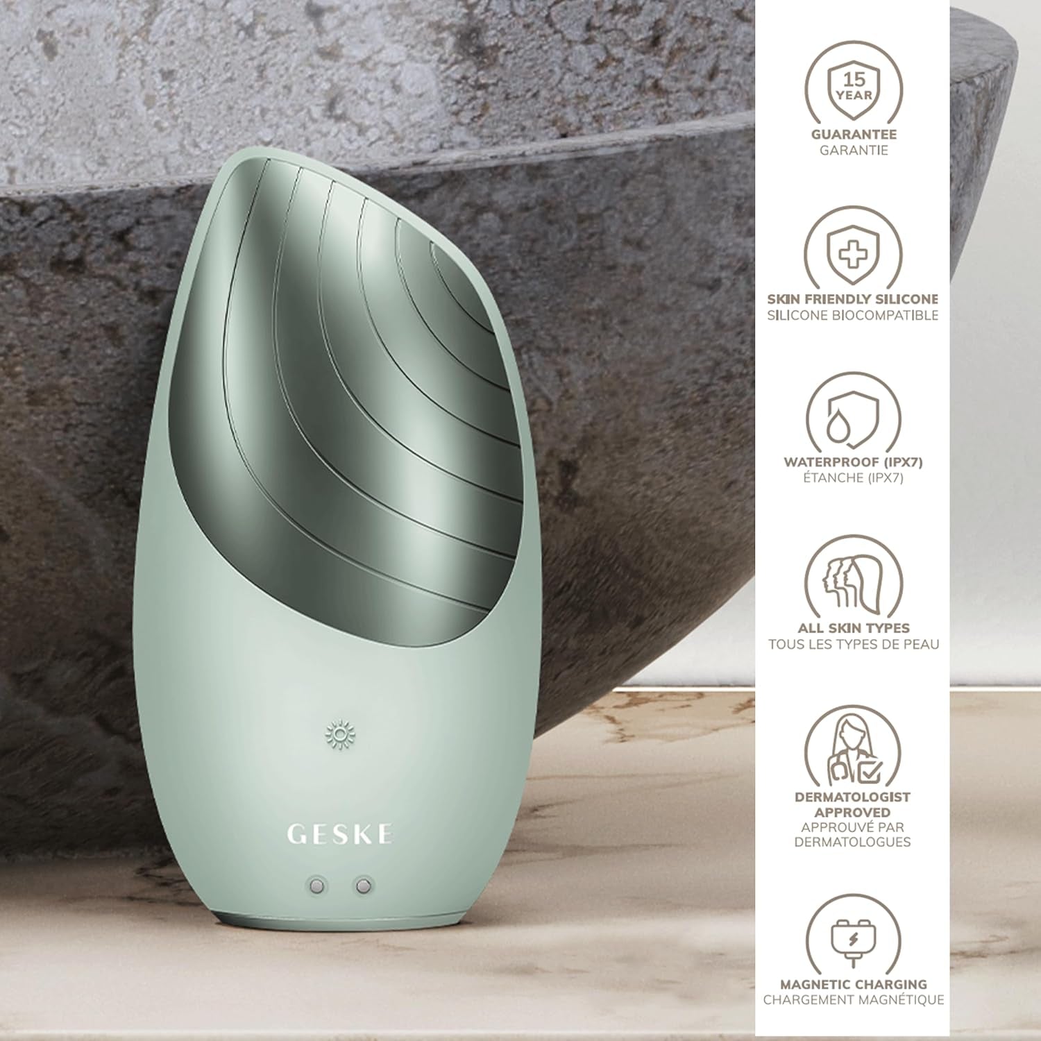 6-in-1 Sonic Thermo Facial Brush