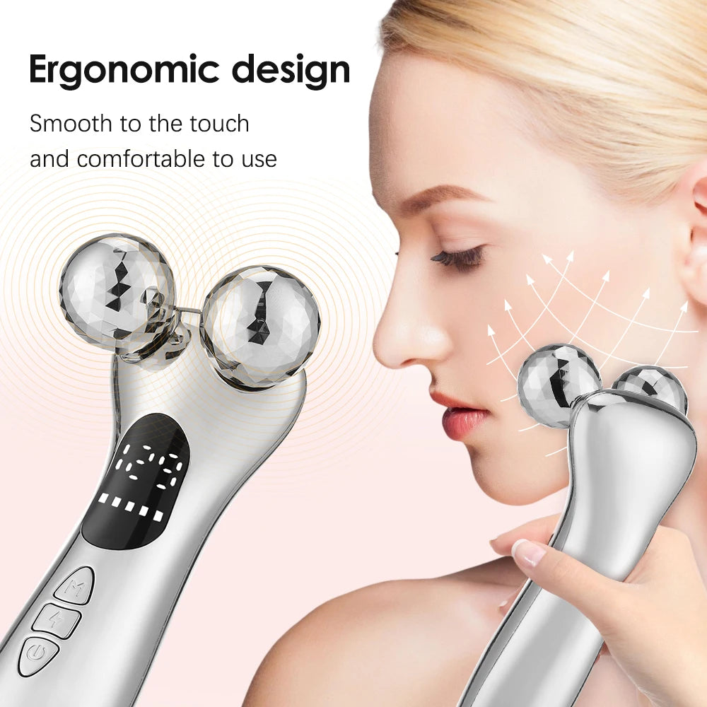 Microcurrent Facial Roller Massager