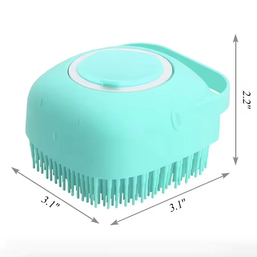 2-in-1 Pet Bath & Massage Brush