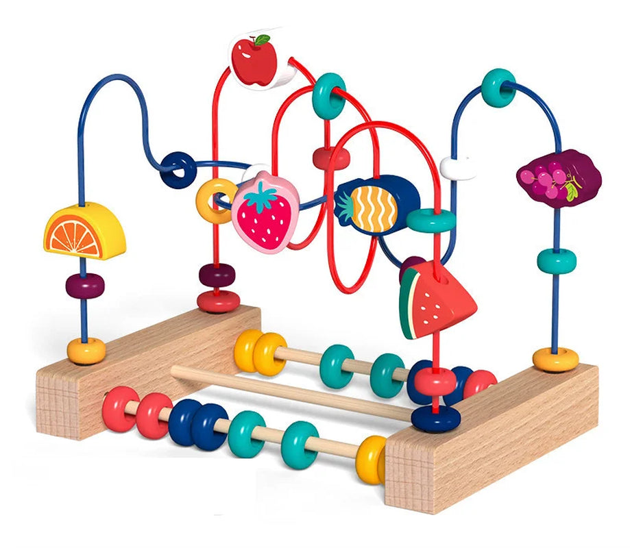 Wooden Bead Maze Learning Toy