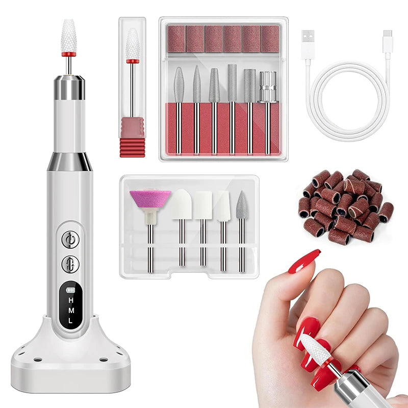 Cordless Electric Nail Drill Kit