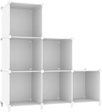 6-Cube Storage Organizer Shelf