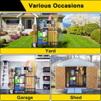 6-Tier Garden Tool Organizer Rack