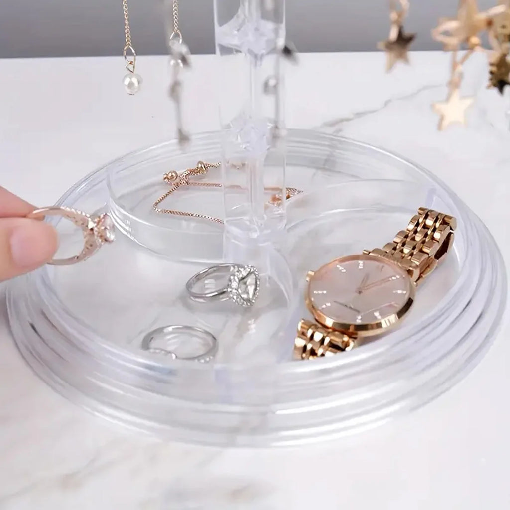 Rotating Jewelry Storage Rack
