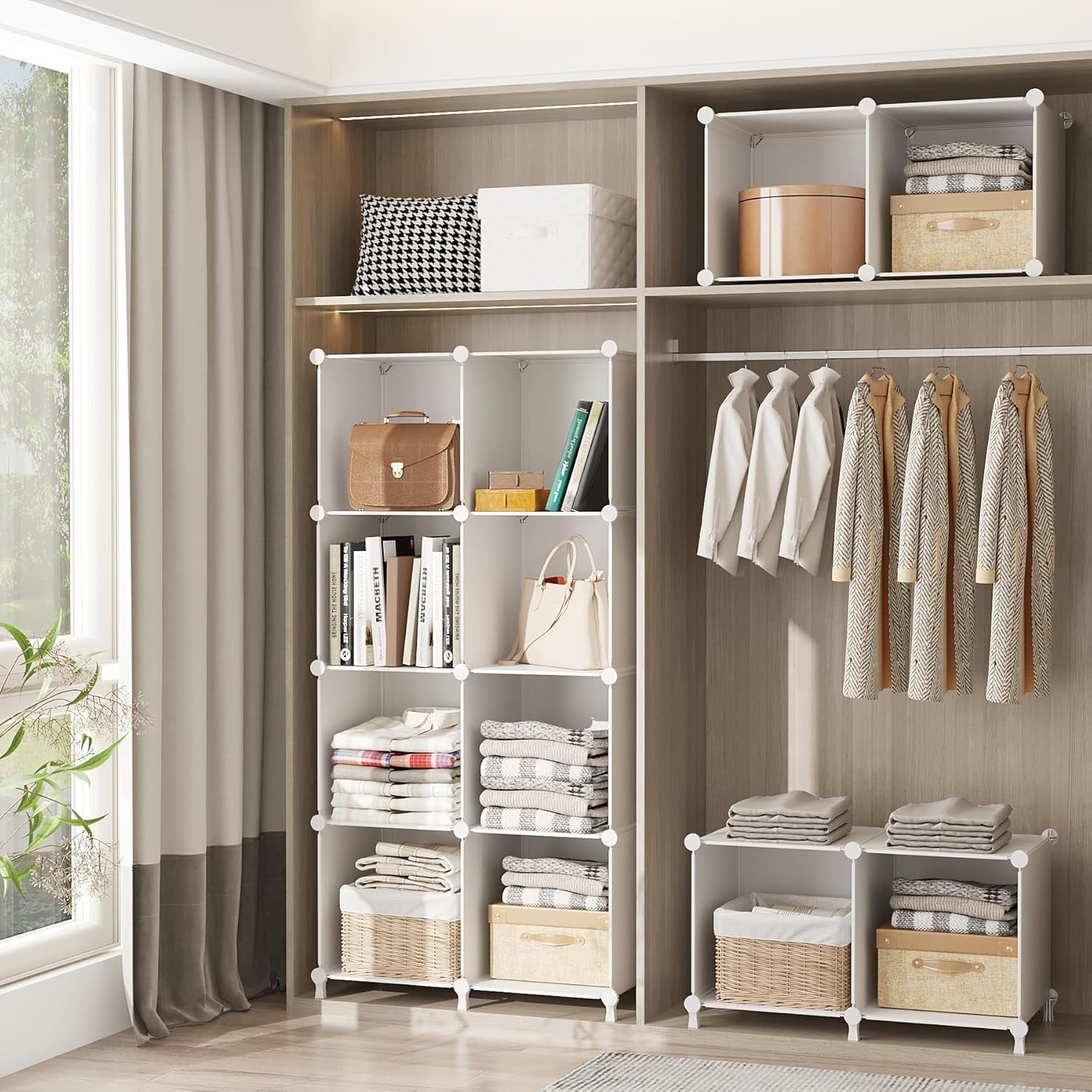 6-Cube Storage Organizer Shelf