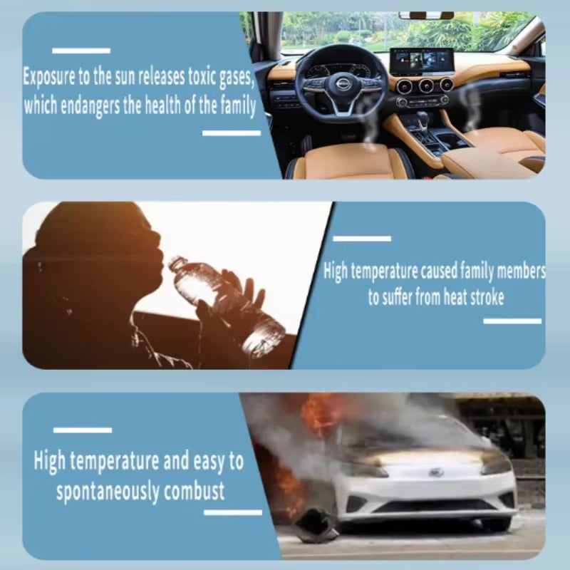 Foldable Front Windshield Sunshade