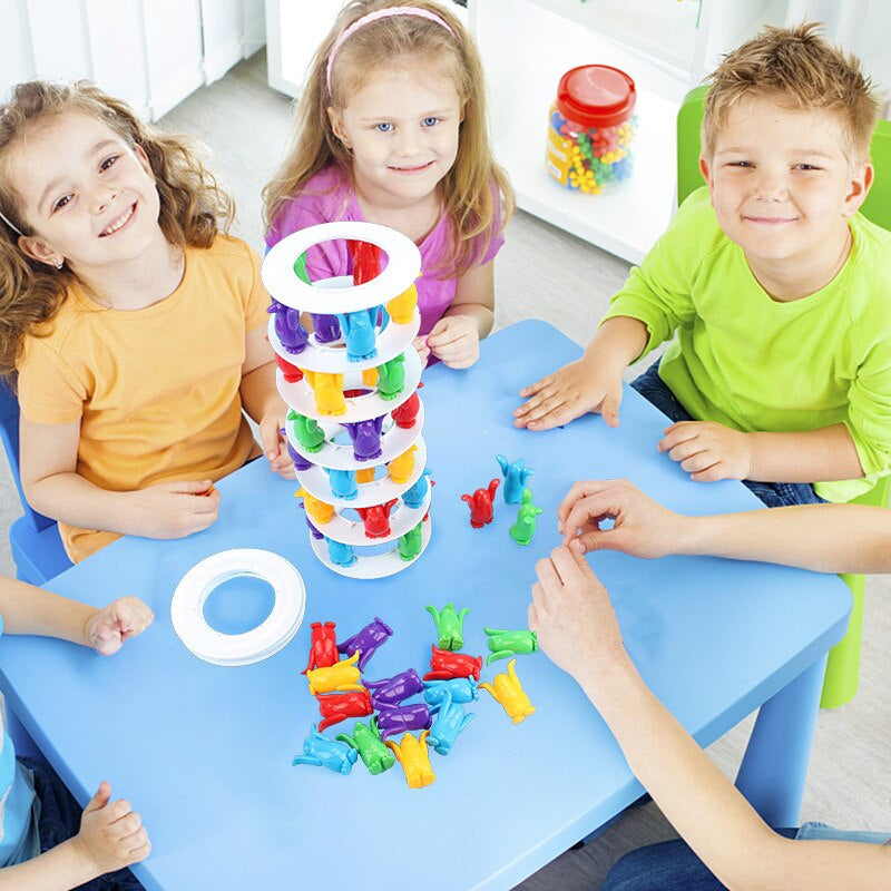 Penguin Tower Balance Game