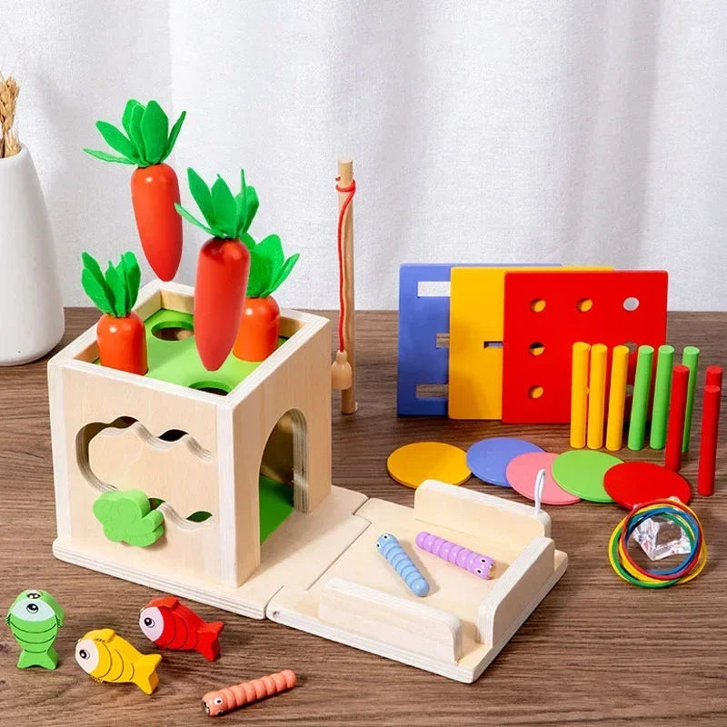 Wooden Shape Sorting Learning Toy