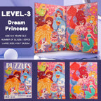 Magnetic Wooden Puzzle Book
