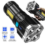 Portable Rechargeable LED Flashlight