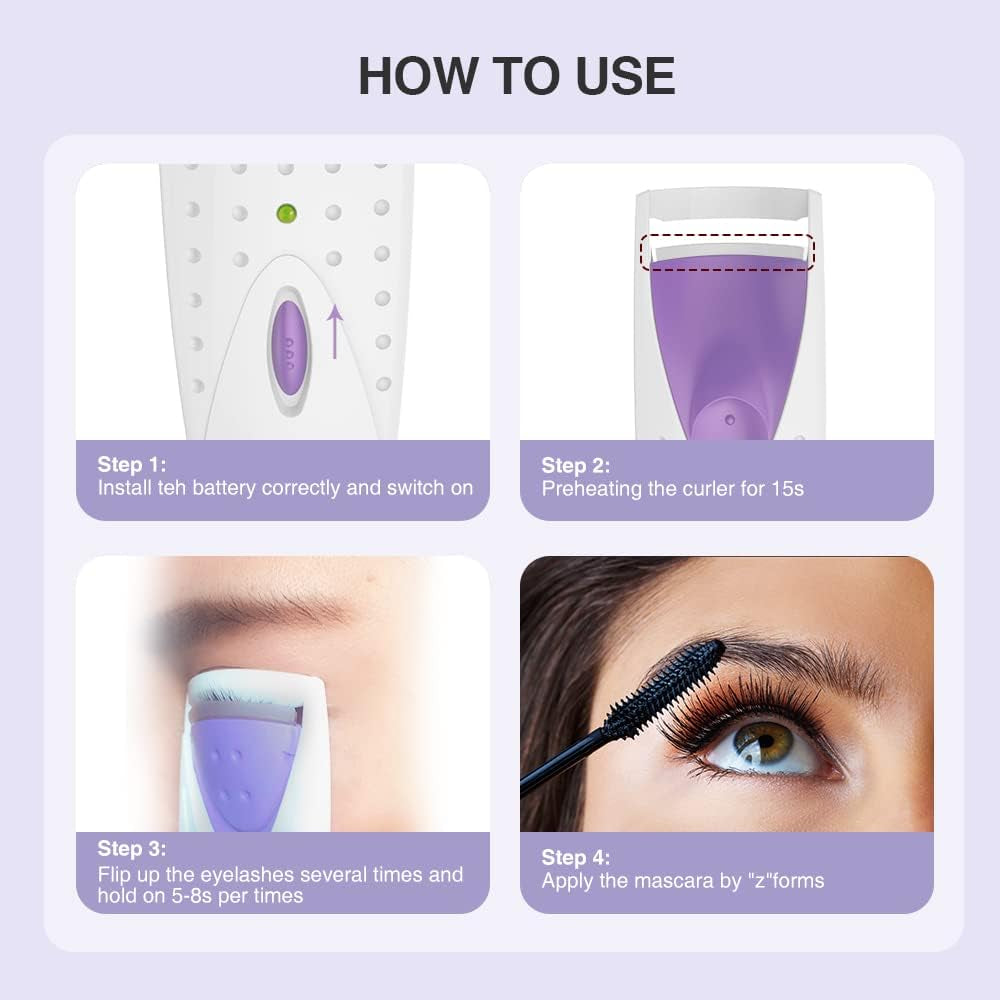 Heated Electric Eyelash Curler