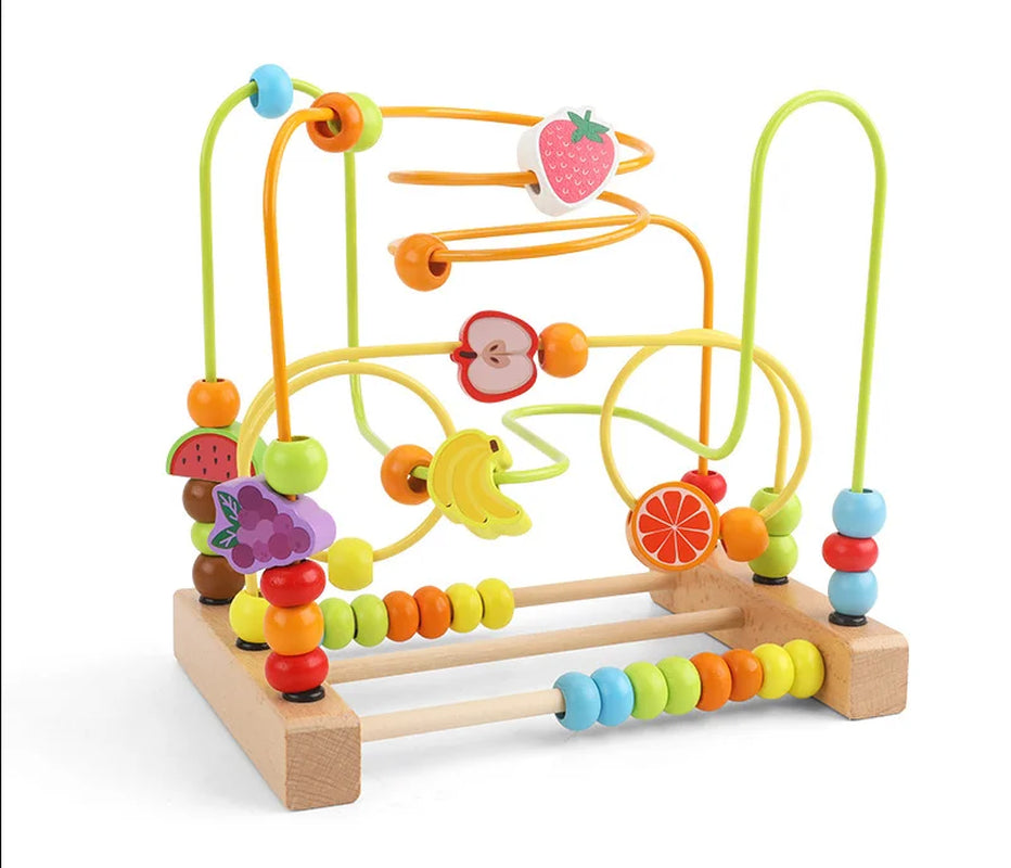 Wooden Bead Maze Learning Toy