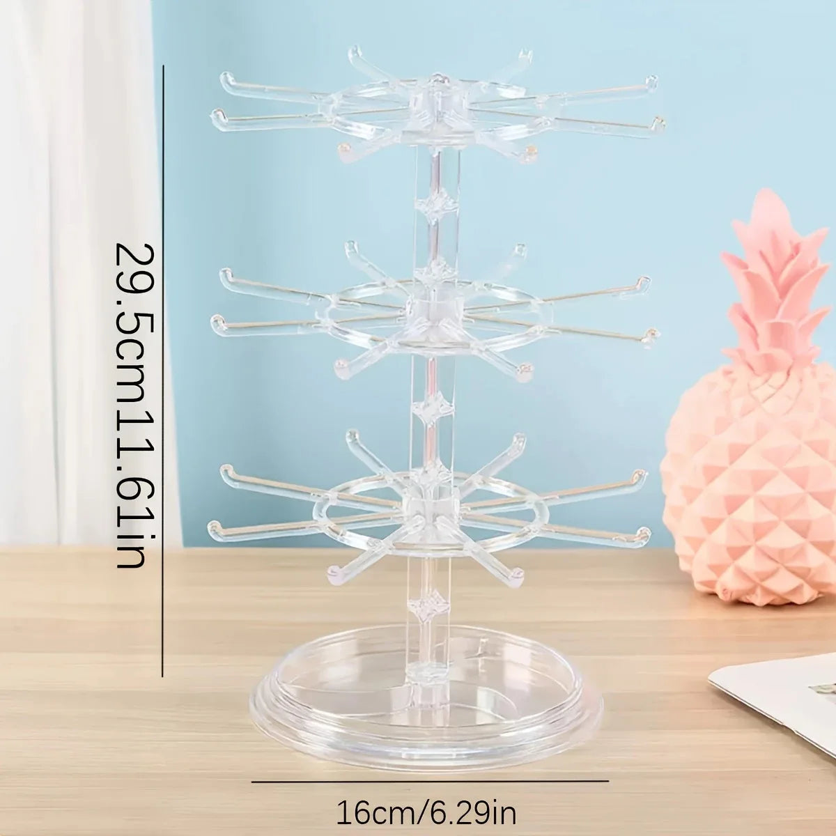 Rotating Jewelry Storage Rack