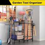 6-Tier Garden Tool Organizer Rack