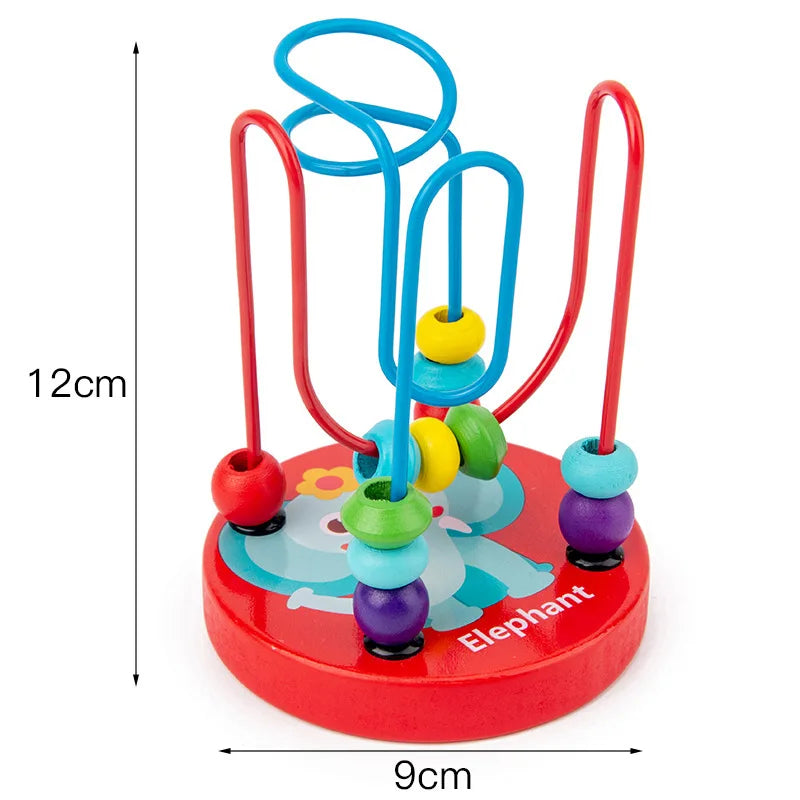 Wooden Bead Maze Learning Toy