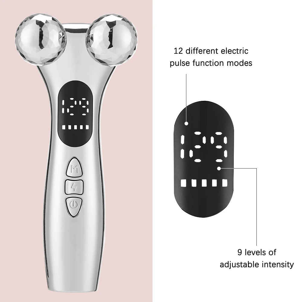 Microcurrent Facial Roller Massager