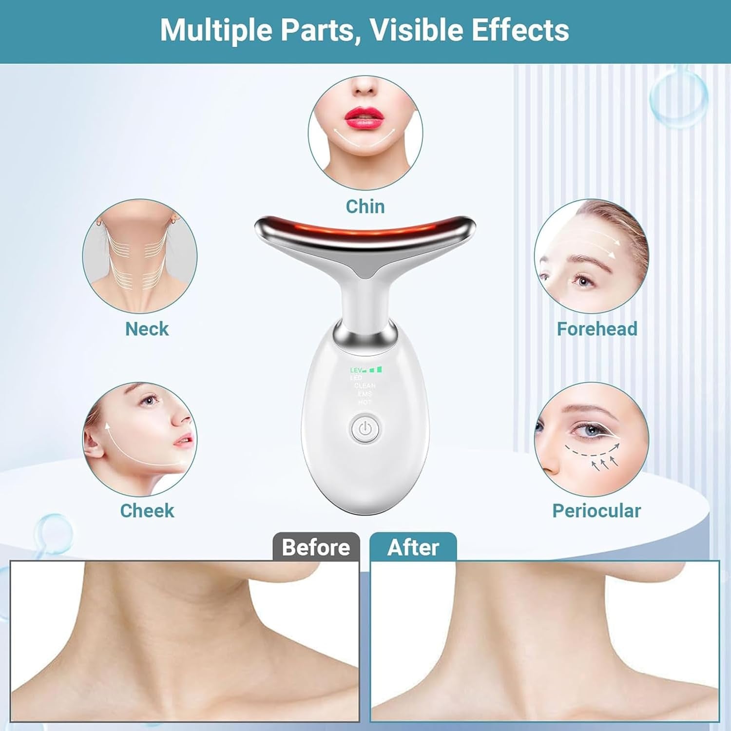 3-in-1 Face & Neck Massager