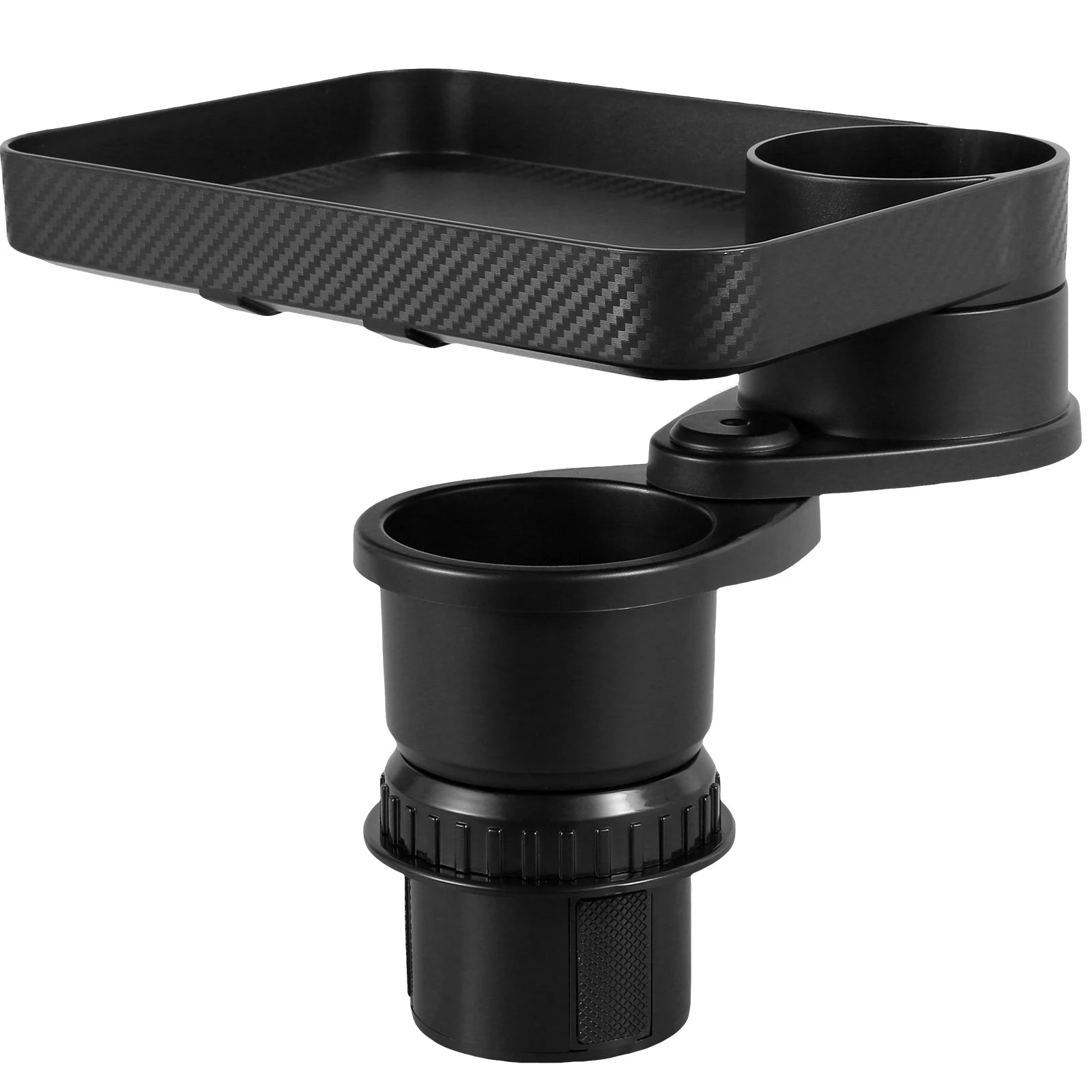Car Cup Holder Practical Car Drink Cup Holder with 360° Rotating Tray Removable Car Drink Tray Holder Easy to Install Car Seat