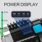 Portable Rechargeable LED Flashlight